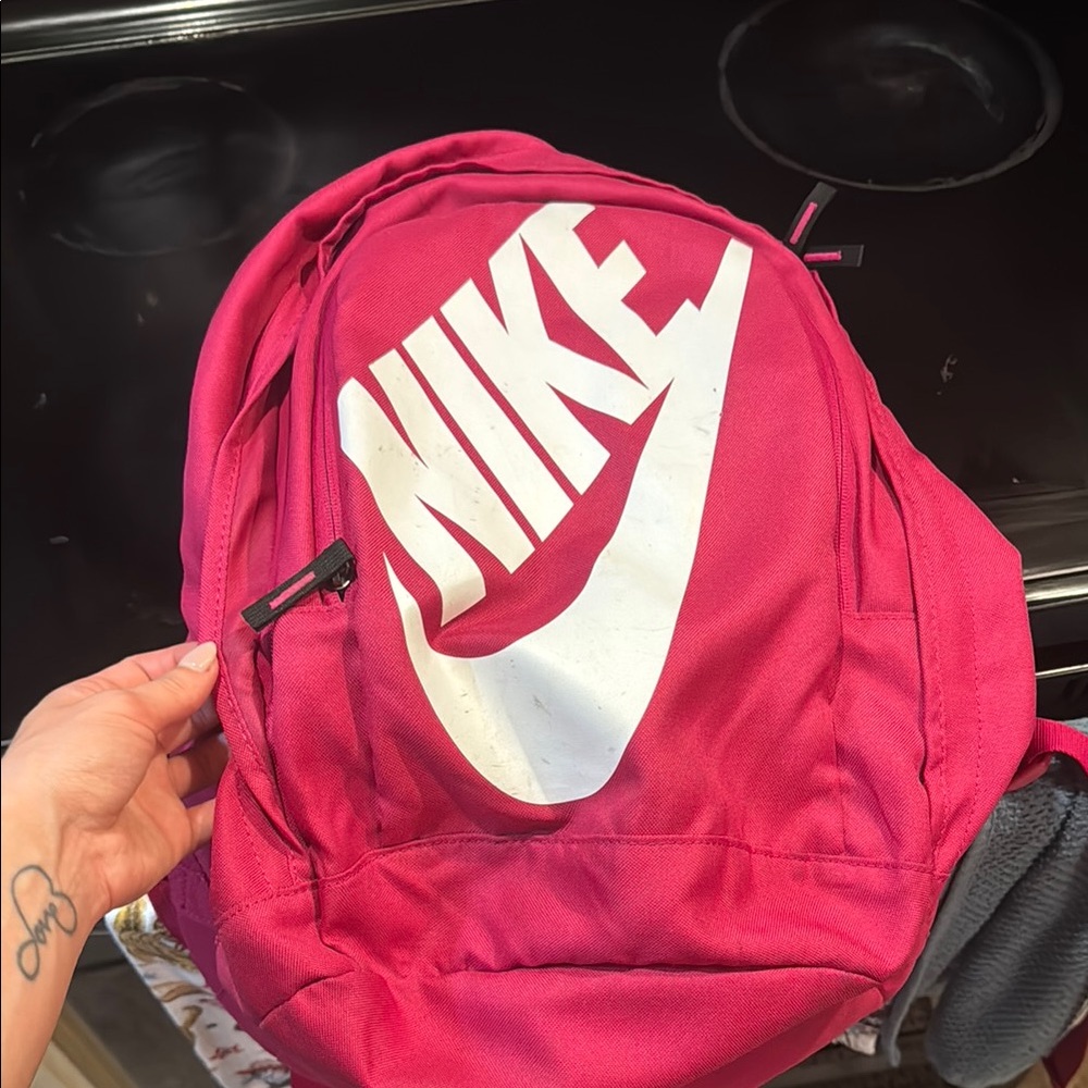 Nike Fuchsia Backpack with White Logo